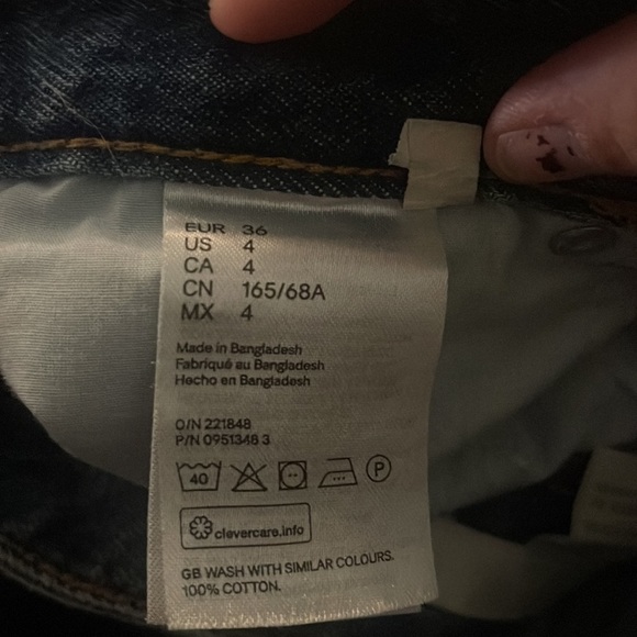 H&M size‎ 4 denim jeans - Picture 7 of 7